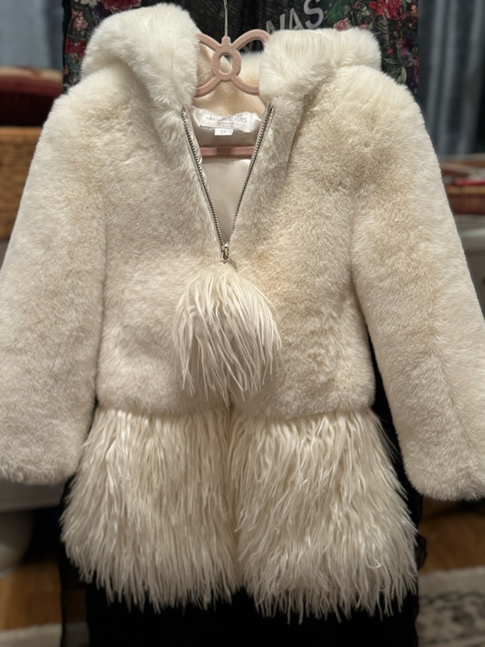 Fabulous Furs
Kid's Luxe Faux-Fur Coat, Size XS